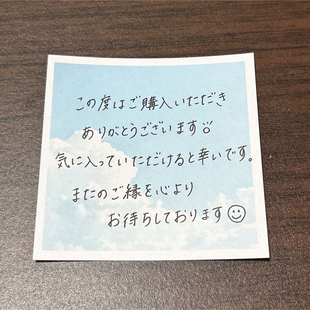 手書き　サンキューカード　お礼状　40枚 ハンドメイドの文具/ステーショナリー(カード/レター/ラッピング)の商品写真