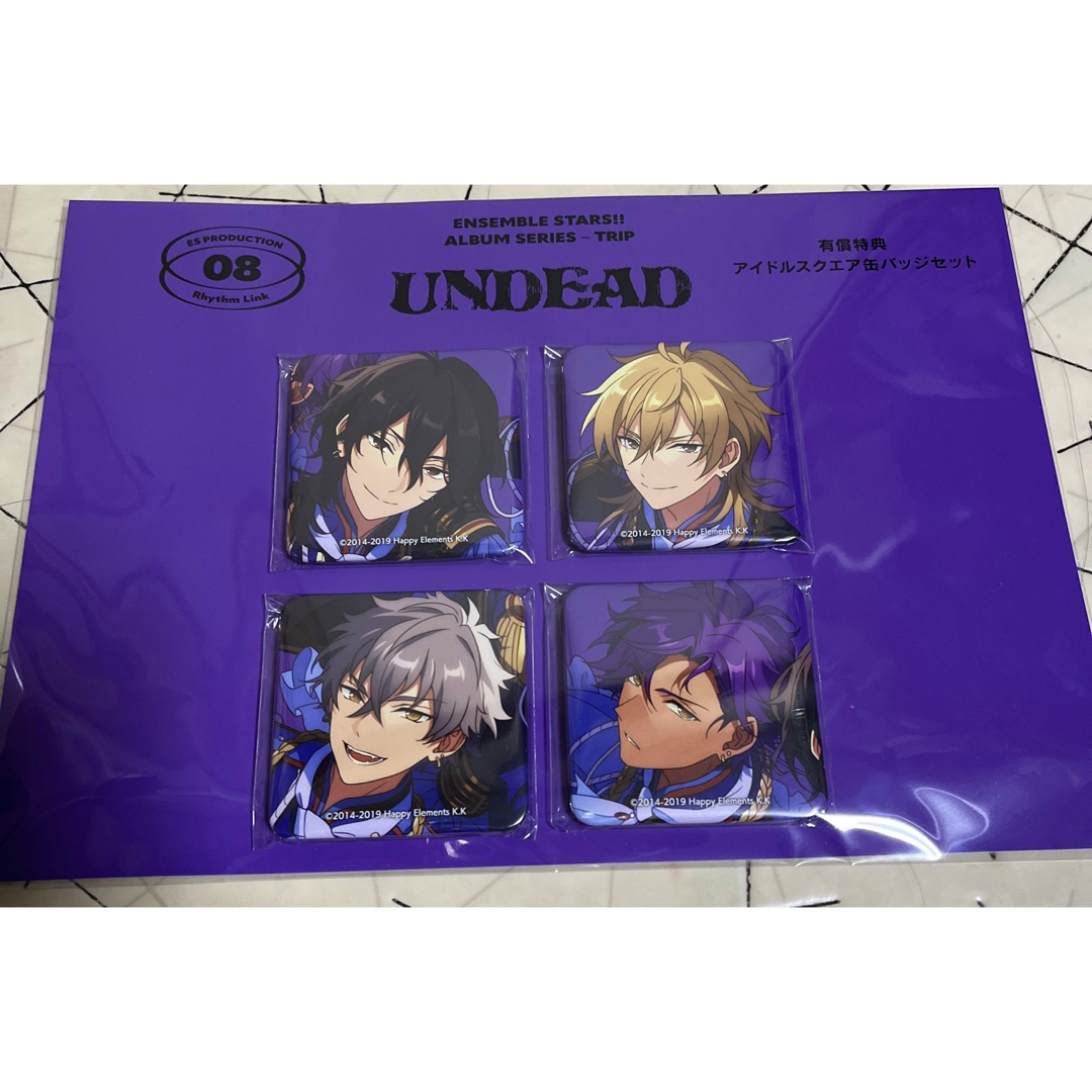 あんスタ　UNDEAD　アルバム　缶バッジ　晃牙