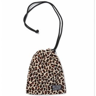 ワコマリア(WACKO MARIA)のWACKOMARIA LEOPARD VELOR SHOULDERPORCH巾着(ショルダーバッグ)