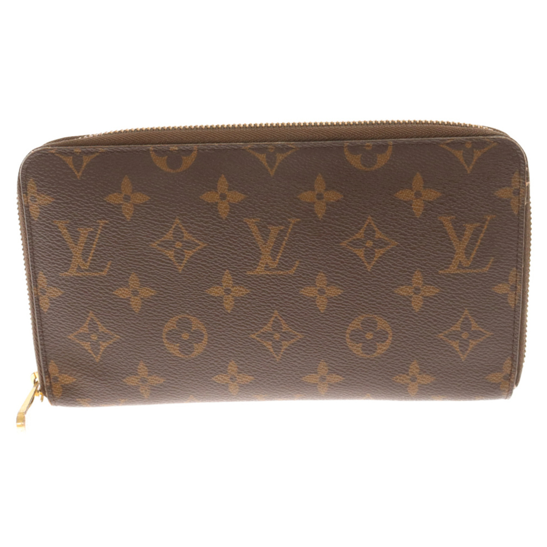 12センチ横幅LOUIS VUITTON ルイヴィトン モノグラム ジッピー オーガナイザー M62581 モノグラム 長財布 ブラウン