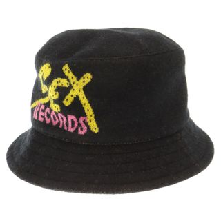 CHROME HEARTS クロムハーツ ×MATTY BOY Sex Records Cashmere Bucket Hat マッティボーイ セックスレコードカシミヤバケットハット ブラック