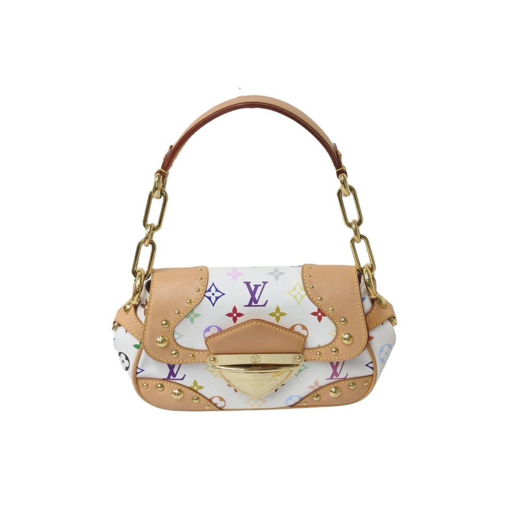 ハンドバッグLOUIS VUITTON ルイヴィトン ハンドバッグ ワンショルダー マリリン モノグラムマルチカラー ブロン M40127 美品  59324