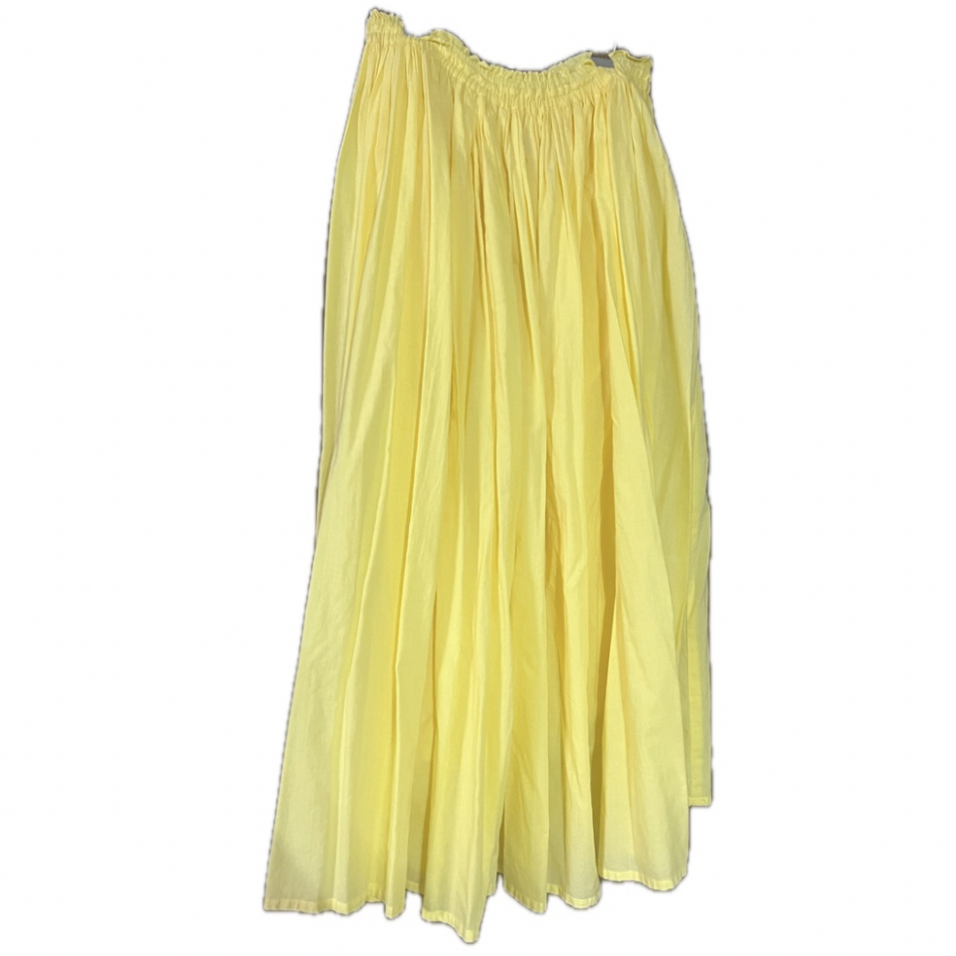 rough(ラフ)のrough sundae ロング スカート イエロー レディースのスカート(ロングスカート)の商品写真