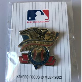 メジャーリーグベースボール(MLB)のMLB ピンバッジ アメリカンリーグ 新品未使用品 2002年(記念品/関連グッズ)