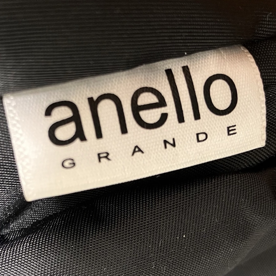 anello GRANDE(アネログランデ)のanello GRANDE 軽量撥水ナイロンリュック 黒 ブラック レディースのバッグ(リュック/バックパック)の商品写真