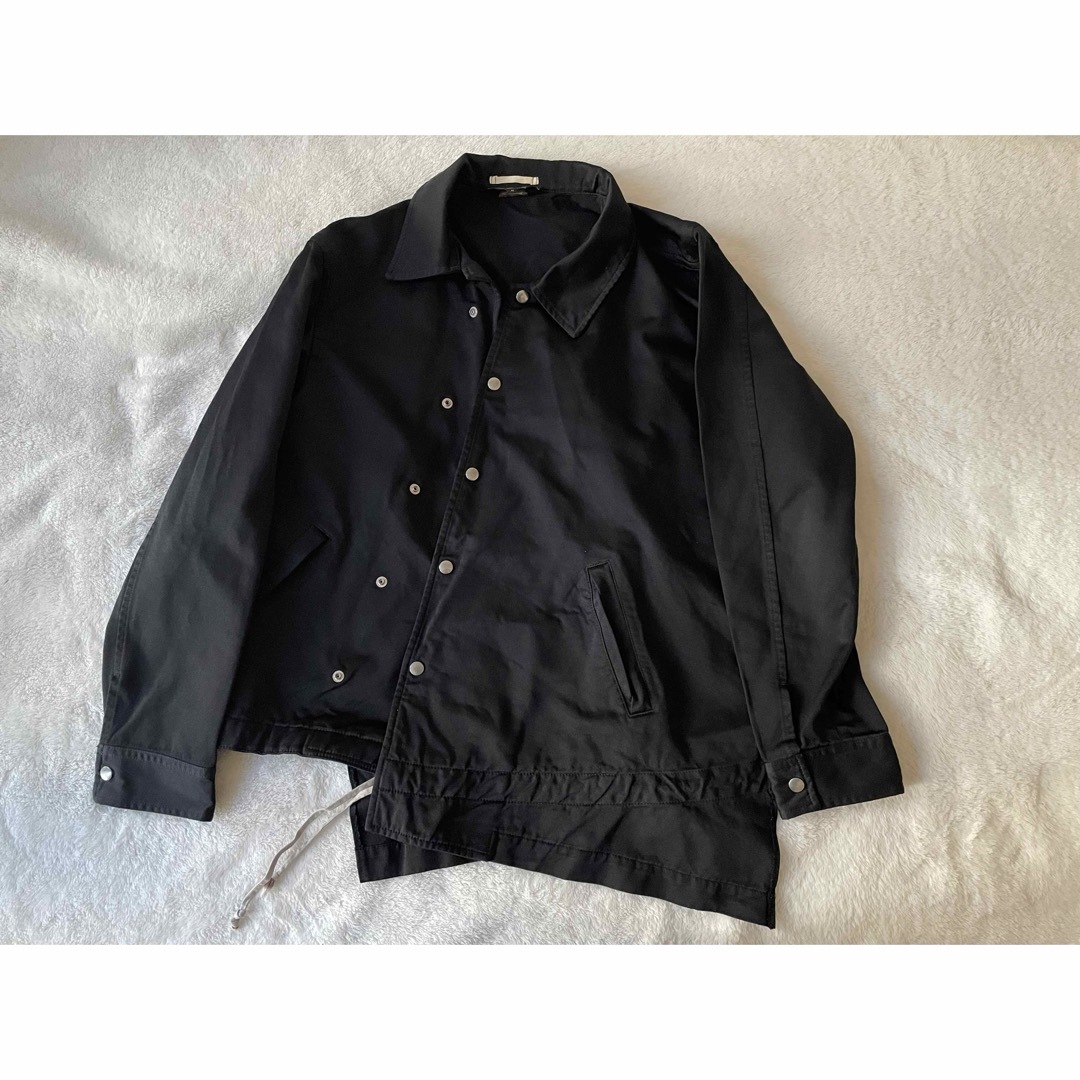 COMME des GARCONS HOMME PLUS(コムデギャルソンオムプリュス)の美品　コムデギャルソンオムプリュス　コーチジャケット　ポリエステル　縮絨　捻れ メンズのジャケット/アウター(ブルゾン)の商品写真