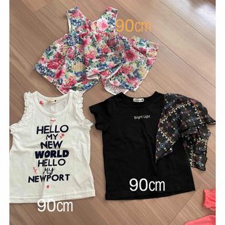 ブランシェス(Branshes)のブランシェス⭐️女の子トップス5点セット(Tシャツ/カットソー)