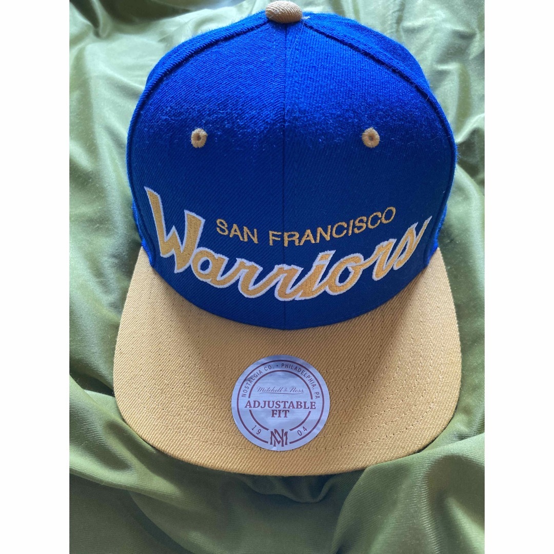 MITCHELL & NESS(ミッチェルアンドネス)のMITCHELL&NESS SAN FRANCISCO WARRIORS CAP メンズの帽子(キャップ)の商品写真