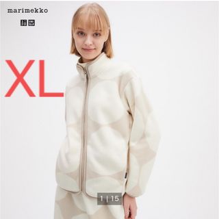 ユニクロ(UNIQLO)の【新品】ユニクロ✖️マリメッコ　フリースフルジップジャケット(ブルゾン)