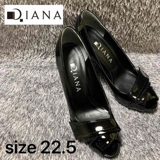 ダイアナ(DIANA)のDIANA エナメル オープントゥ パンプス(ハイヒール/パンプス)