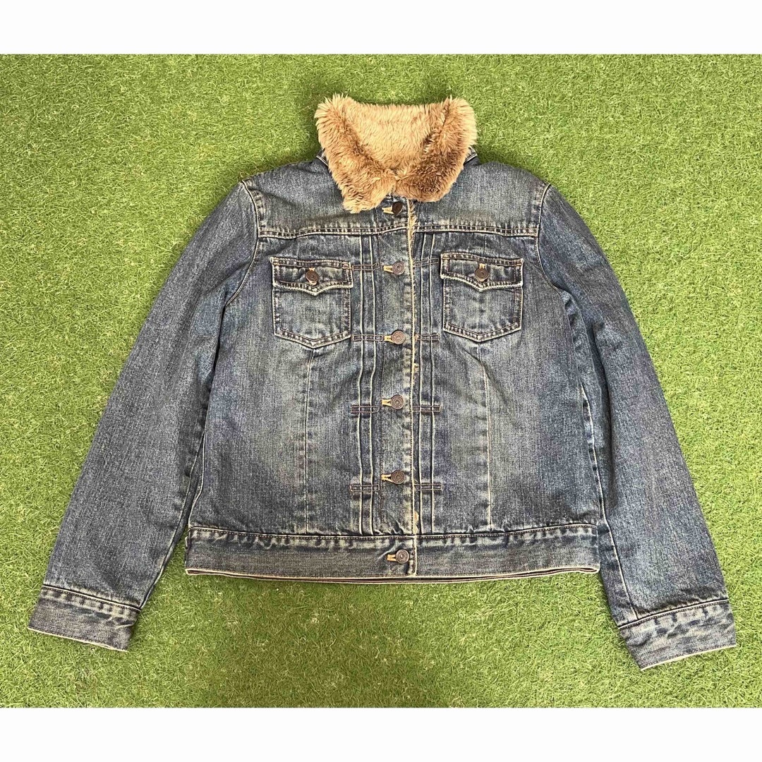 GAP(ギャップ)のGap ギャップ ボア デニム ジャケット Gジャン サイズM メンズのジャケット/アウター(Gジャン/デニムジャケット)の商品写真