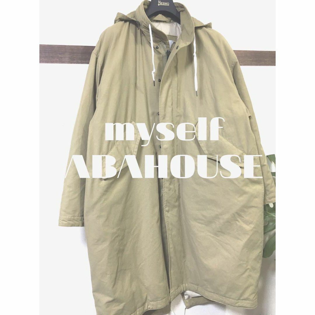 【 myself ABAHOUSE 】ダウン モッズコート メンズのジャケット/アウター(モッズコート)の商品写真