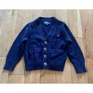 ポロラルフローレン(POLO RALPH LAUREN)のラルフローレン カーディガン キッズ 100 ネイビー(カーディガン)