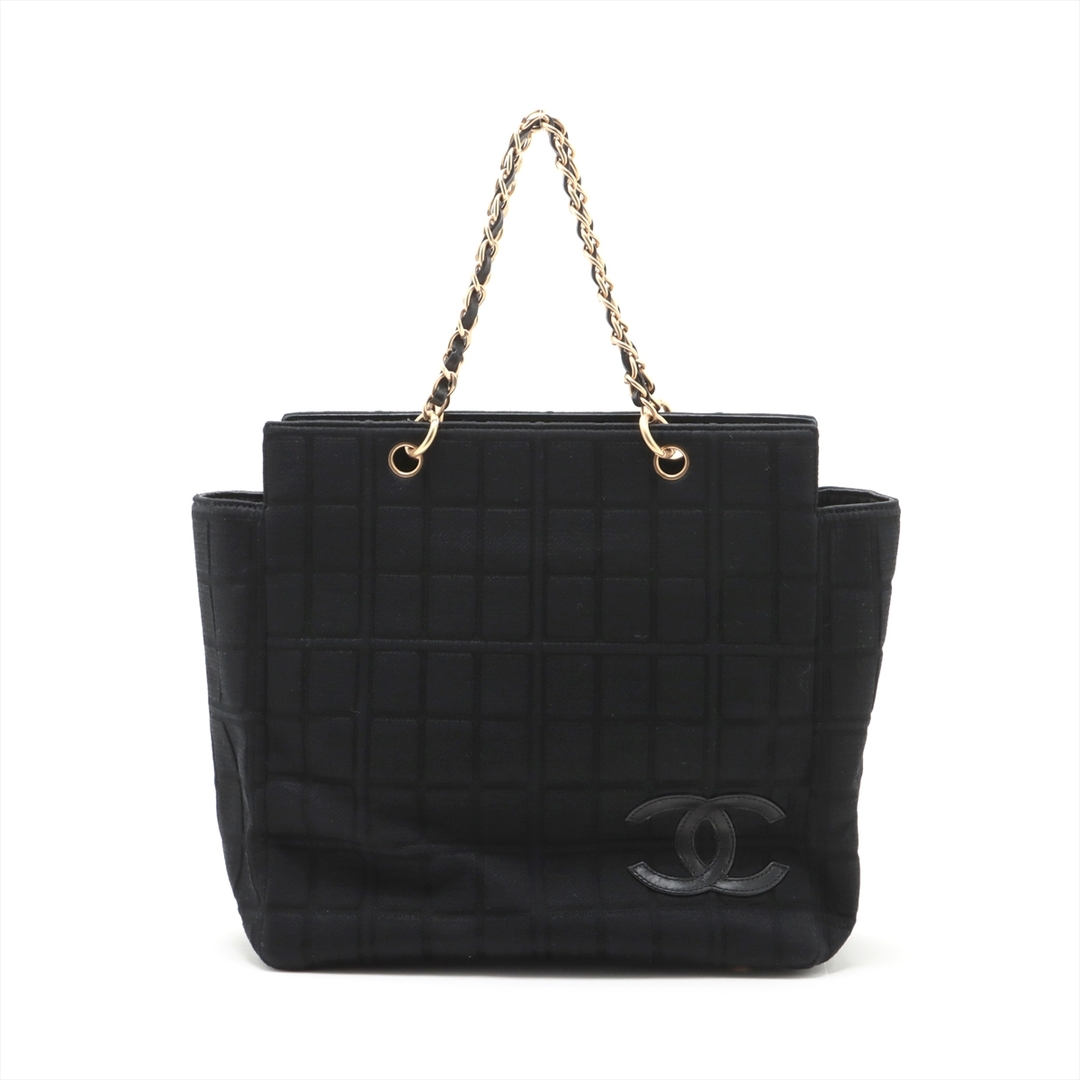 CHANEL(シャネル)のシャネル  コットン  ブラック レディース トートバッグ レディースのバッグ(トートバッグ)の商品写真