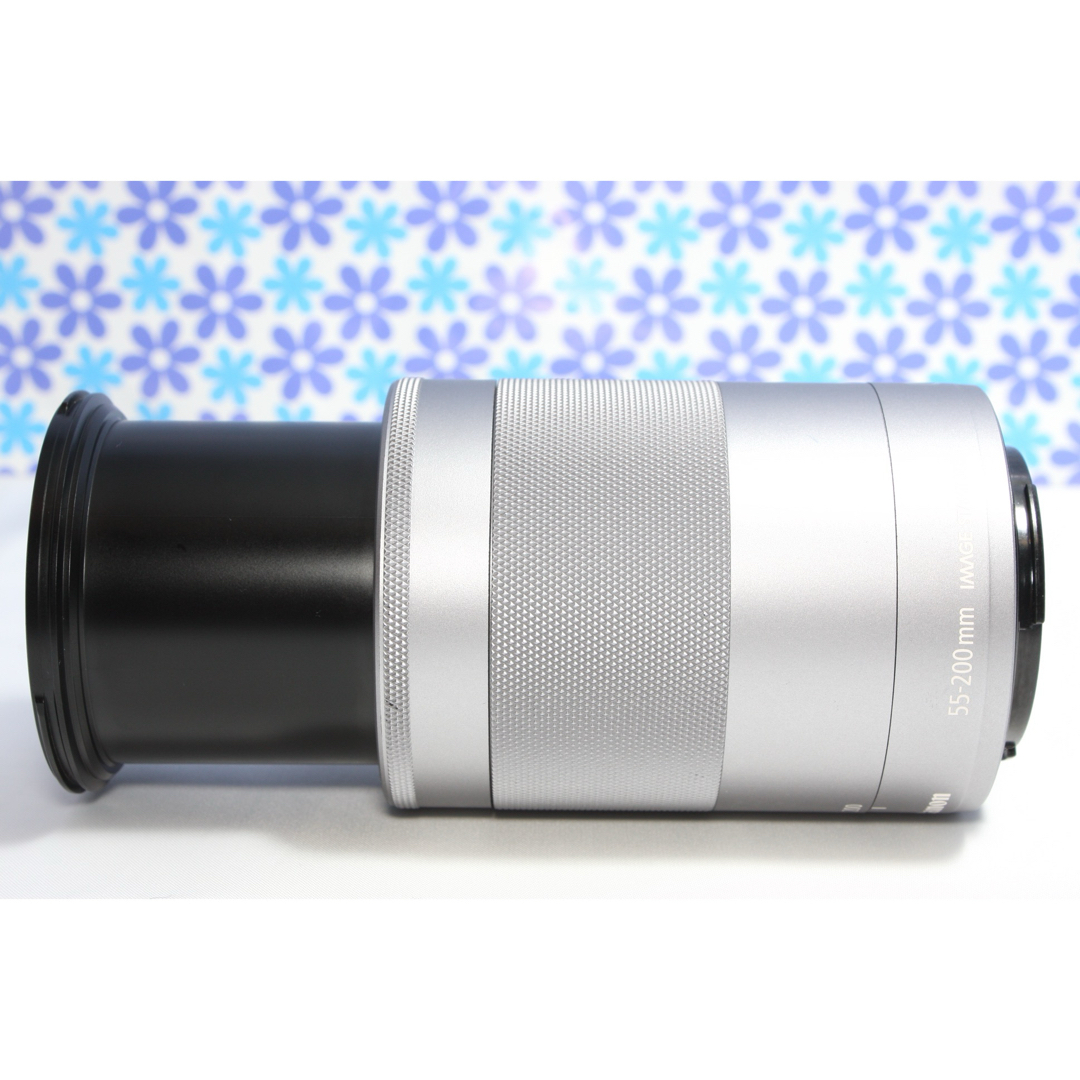 Canon(キヤノン)の極上美品★キャノン EF-M 55-200mm IS STM★手振れ補正★ スマホ/家電/カメラのカメラ(レンズ(ズーム))の商品写真