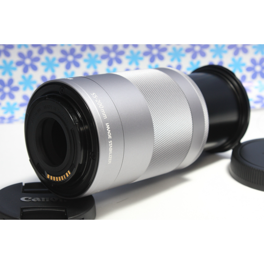 Canon(キヤノン)の極上美品★キャノン EF-M 55-200mm IS STM★手振れ補正★ スマホ/家電/カメラのカメラ(レンズ(ズーム))の商品写真