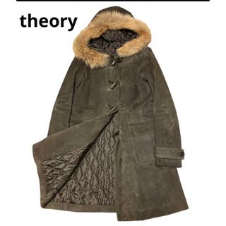 セオリー(theory)のtheory セオリー　スウェードレザー　ダッフルコート(ダッフルコート)