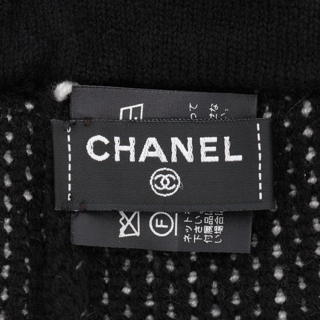 CHANEL(シャネル)のシャネル  カシミヤ  ブラック レディース ニットキャップ レディースの帽子(ニット帽/ビーニー)の商品写真
