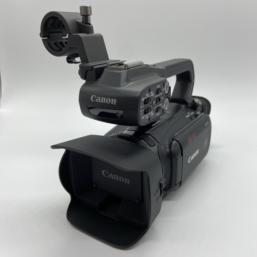 Canon 業務用ビデオカメラ XA40 ハンドルユニットHDU-1セット動画撮影