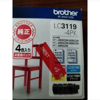 ブラザー(brother)のbrother インクカートリッジ LC3119-4PK 4色×１箱＋単色１種(その他)