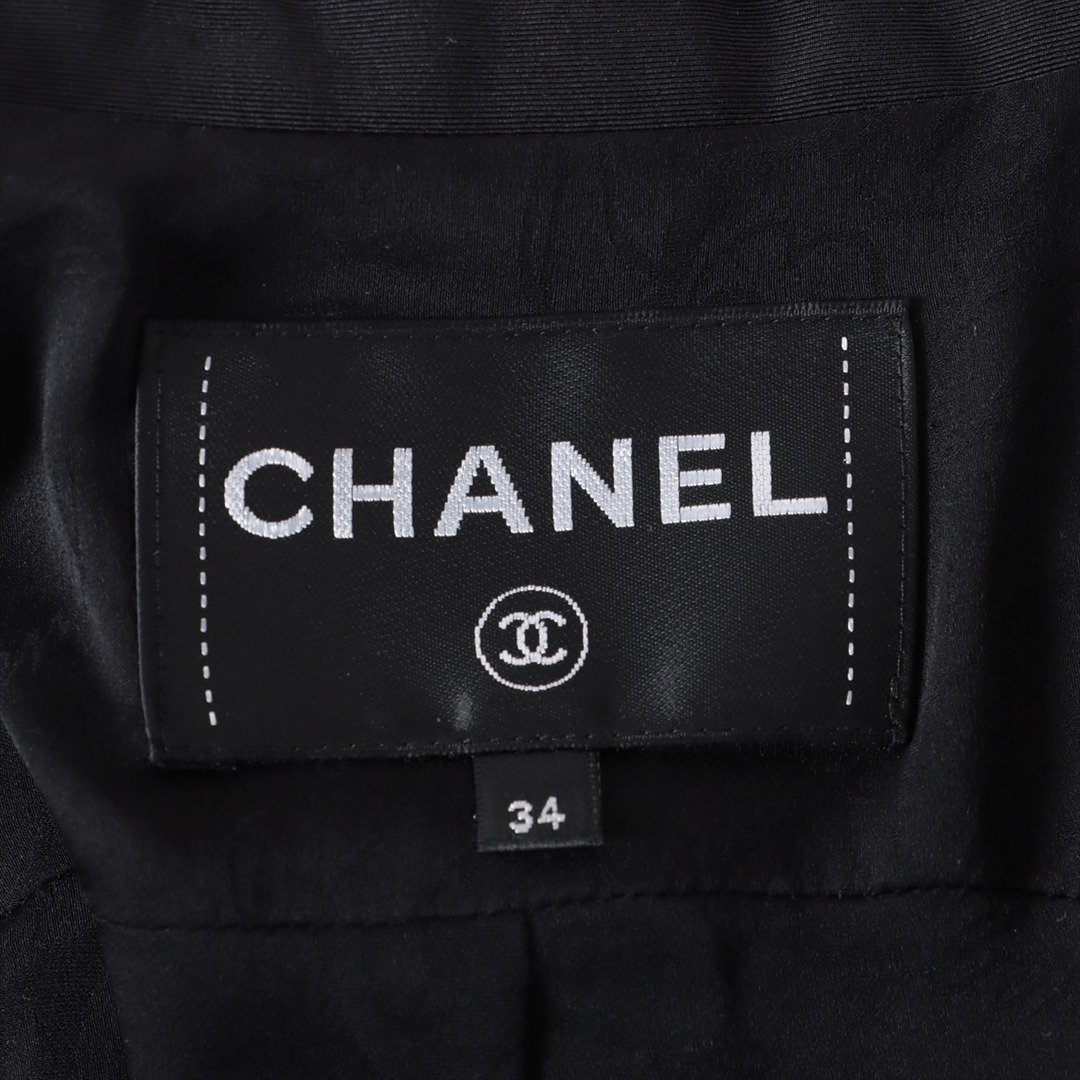 CHANEL(シャネル)のシャネル ココボタン コットン×シルク 34 ブラック レディース その他 レディースのレッグウェア(タイツ/ストッキング)の商品写真