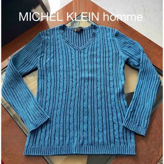 エムケーミッシェルクランオム(MK MICHEL KLEIN homme)のMICHEL KLEIN エムケーミッシェルクランオム セーター 48 M(ニット/セーター)