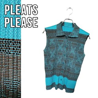 プリーツプリーズイッセイミヤケ(PLEATS PLEASE ISSEY MIYAKE)のPLEATS PLEASE プリーツプリーズ ブラウス ノースリーブ 3(シャツ/ブラウス(半袖/袖なし))