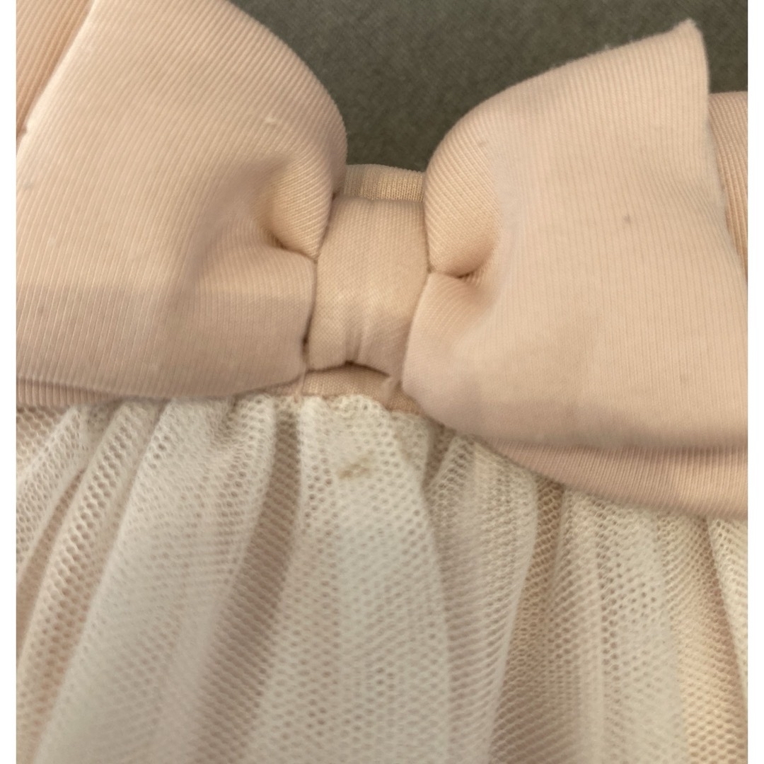 チュール　ドレス　結婚式　バースデー　フォト　リボン　ピンク　子供服　ワンピース キッズ/ベビー/マタニティのキッズ服女の子用(90cm~)(ドレス/フォーマル)の商品写真