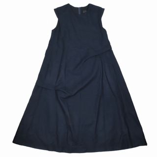 ワイズ(Y's)の美品 16AW ワイズ Y's ウール ギャバジン ロングドレス ワンピース (ロングワンピース/マキシワンピース)