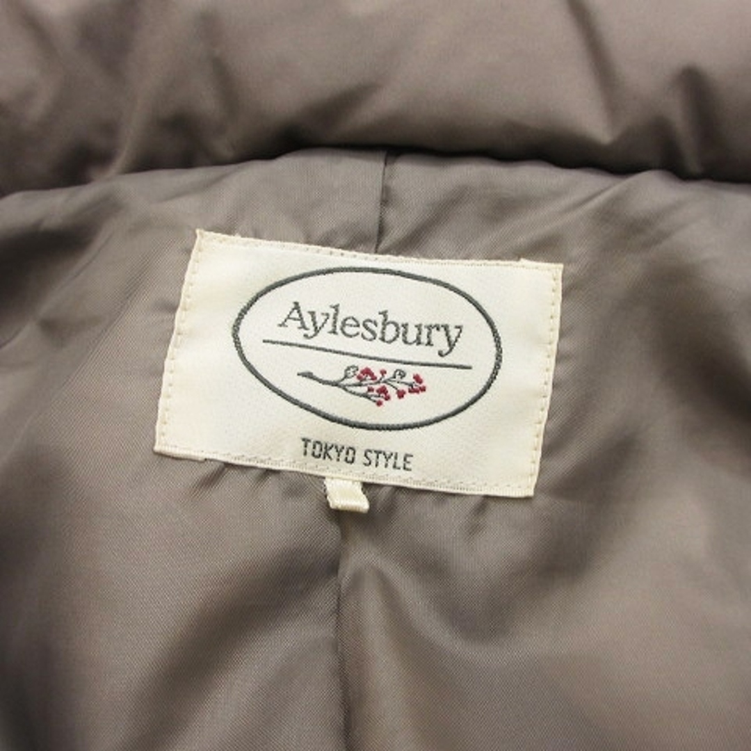 Aylesbury(アリスバーリー)のアリスバーリー ダウンコート 無地 グレージュ グレー系 ベージュ系 9 M位 レディースのジャケット/アウター(ダウンコート)の商品写真