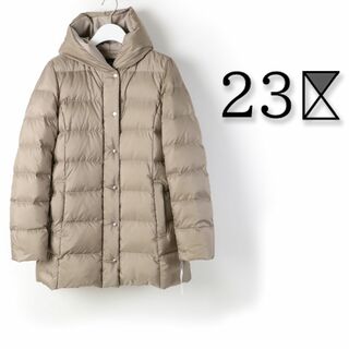 23区 - 23区 ダウンジャケット コート 38 暖かい ホワイト系 ダウン90 ...