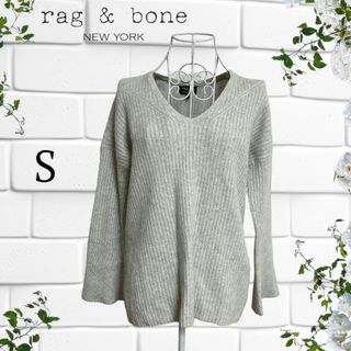 ラグアンドボーン(Rag & Bone)の【 rag&bone 】ラグアンドボーン Vネック ニットプルオーバー カシミヤ(ニット/セーター)