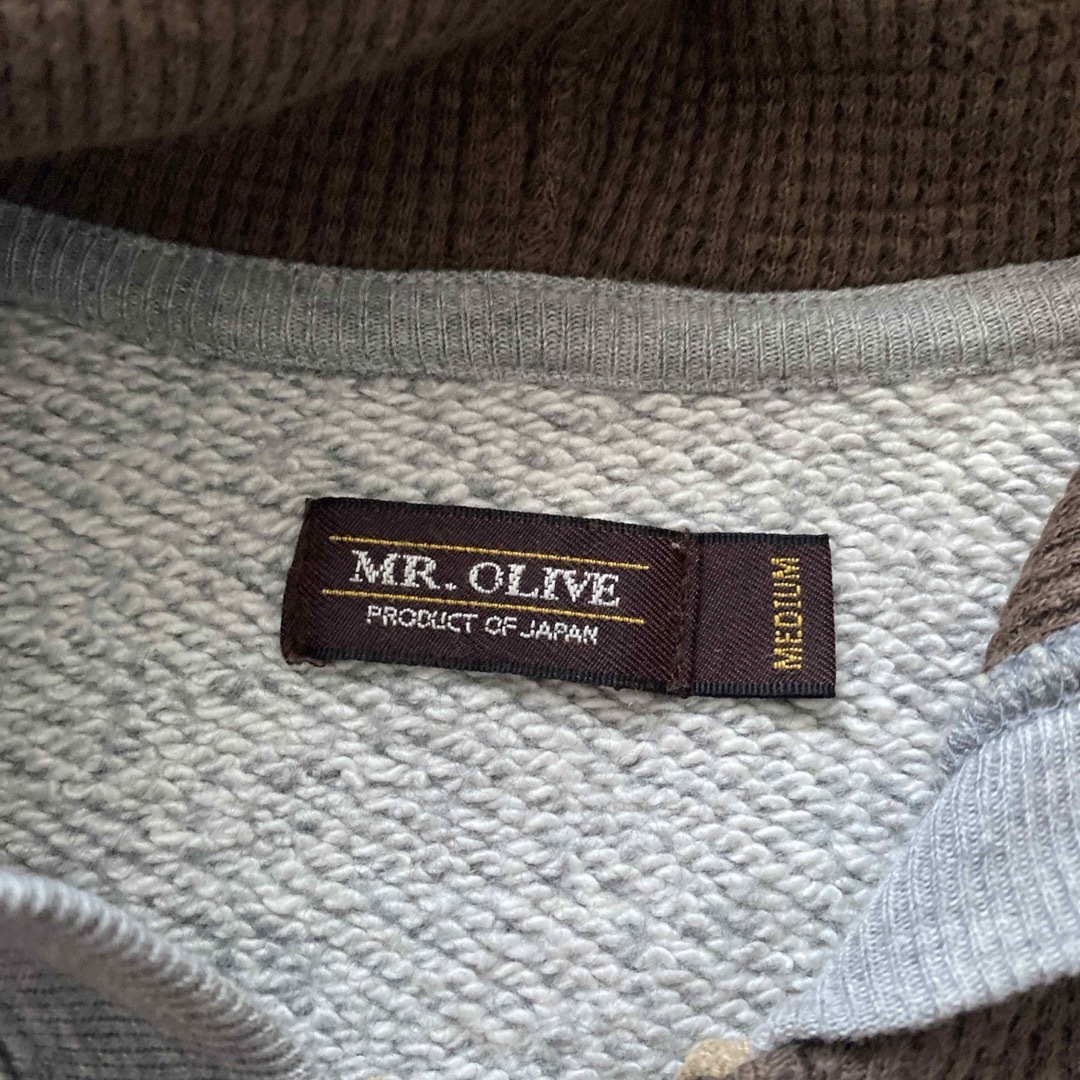 Mr.OLIVE(ミスターオリーブ)のMR.OLIVE ミスターオリーブ ダブルジップ ウールパーカー 日本製 メンズのトップス(パーカー)の商品写真