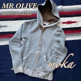 ミスターオリーブ(Mr.OLIVE)のMR.OLIVE ミスターオリーブ ダブルジップ ウールパーカー 日本製(パーカー)