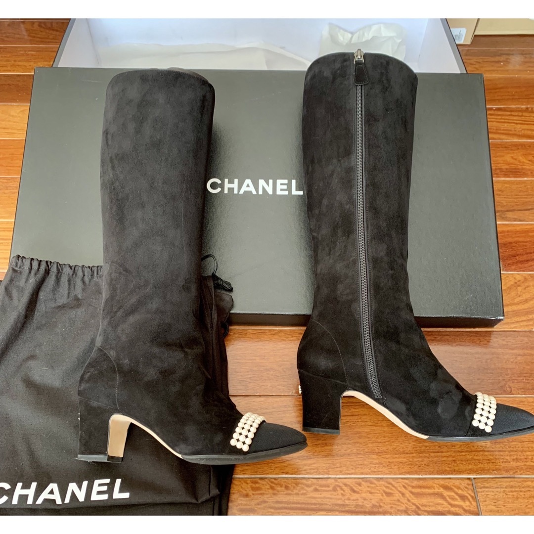 CHANEL シャネル ブーツ 36ハーフ