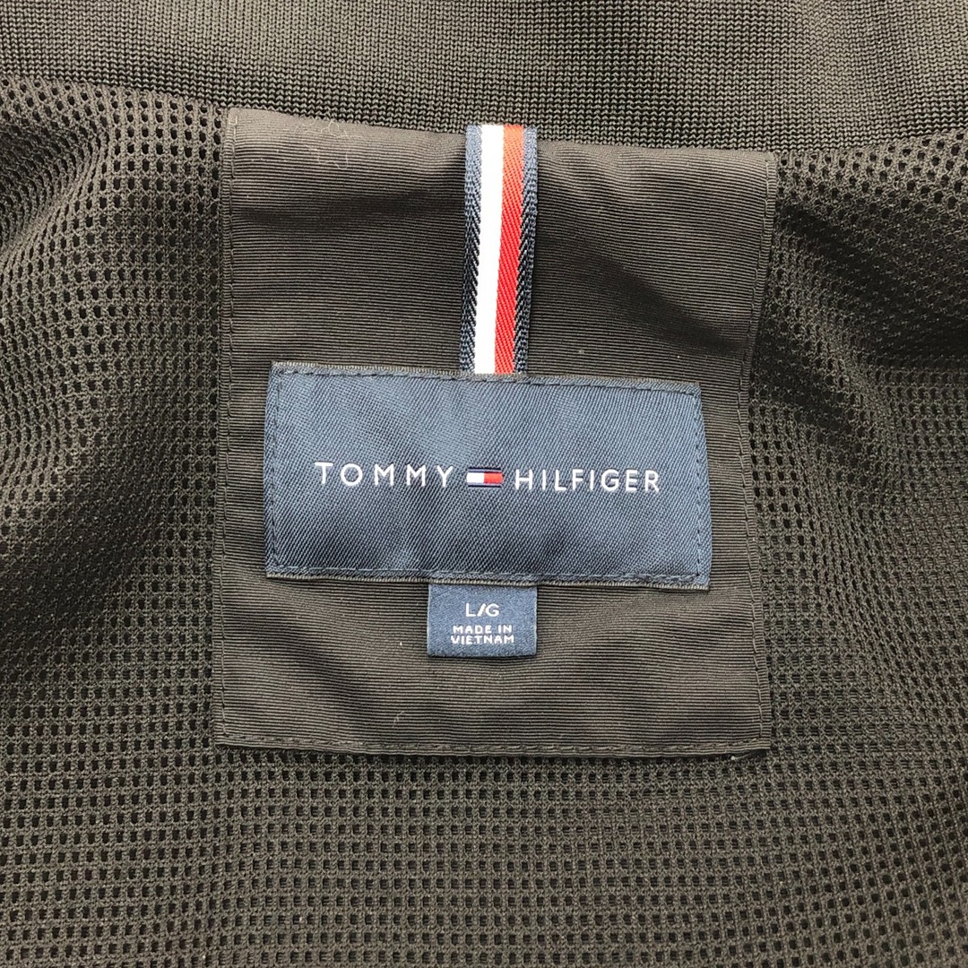 TOMMY HILFIGER(トミーヒルフィガー)の□□TOMMY HILFIGER トミーヒルフィガ ブルゾン Ｌサイズ RN＃77806 ブラック メンズのジャケット/アウター(ブルゾン)の商品写真