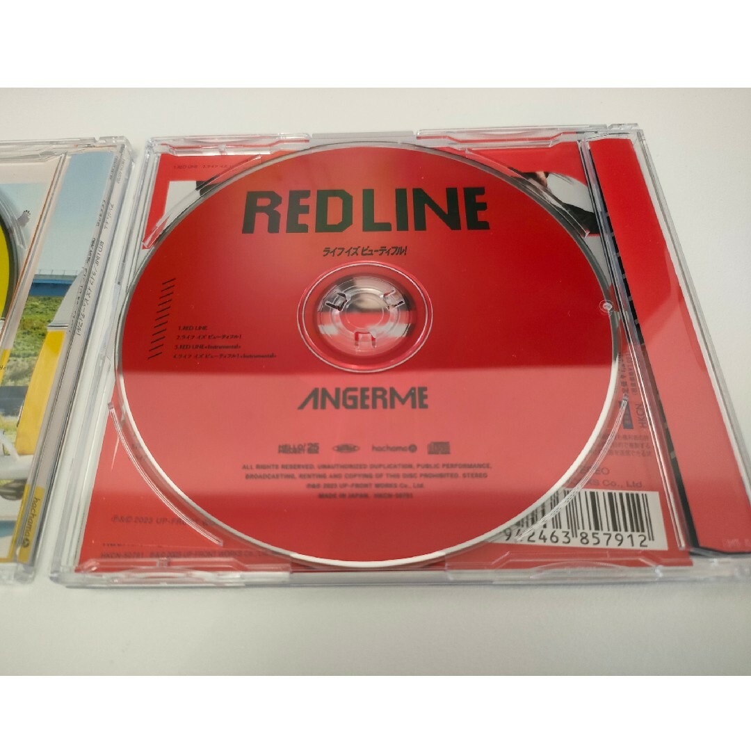 アンジュルム RED LINE/ライフ イズ ビューティフル! 通常版A.B エンタメ/ホビーのCD(ポップス/ロック(邦楽))の商品写真