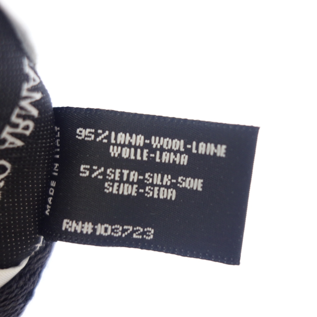 Giorgio Armani(ジョルジオアルマーニ)のジョルジオ アルマーニ マフラー ウール シルク ブラック系【AFI20】 メンズのファッション小物(マフラー)の商品写真