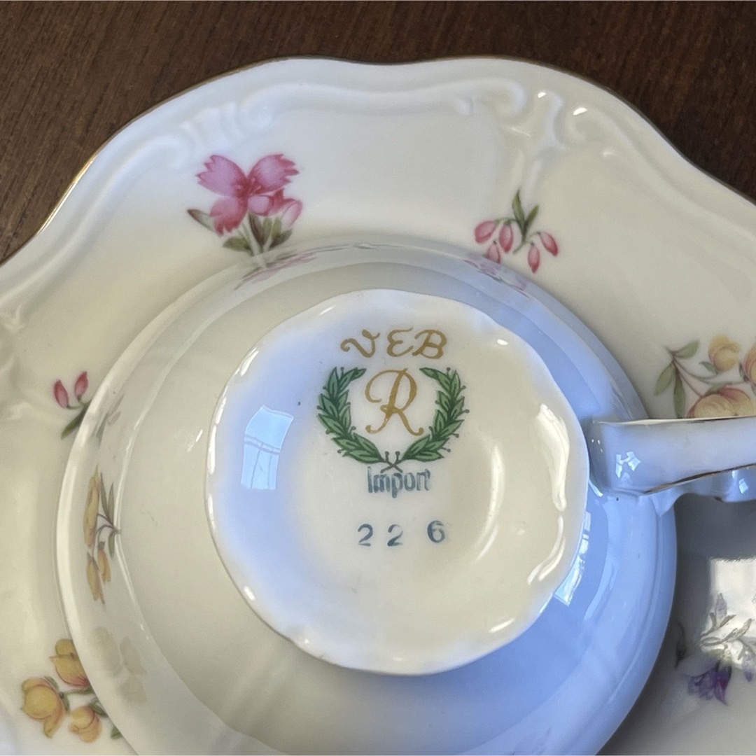 Rosenthal(ローゼンタール)のドイツ　ババリア  ライヒェンバッハ　カップソーサー     美品 インテリア/住まい/日用品のキッチン/食器(グラス/カップ)の商品写真