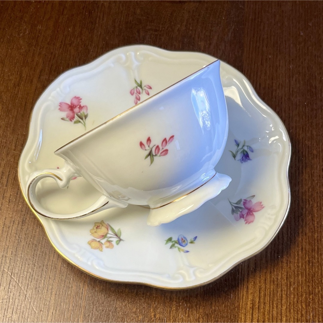 Rosenthal(ローゼンタール)のドイツ　ババリア  ライヒェンバッハ　カップソーサー     美品 インテリア/住まい/日用品のキッチン/食器(グラス/カップ)の商品写真