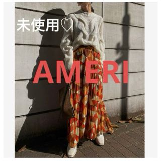 アメリヴィンテージ(Ameri VINTAGE)の未使用♡AMERI  HEATHER RETRO SKIRT(ロングスカート)