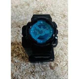 ジーショック(G-SHOCK)のG-SHOCK PROTECTION 腕時計　ブラックブルー(腕時計(デジタル))