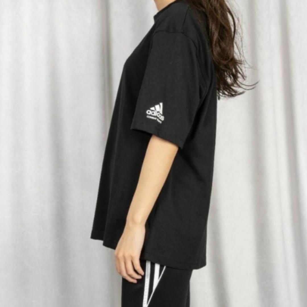 adidas(アディダス)のadidas combat sports / ワンポイントロゴ入りビッグTシャツ レディースのトップス(Tシャツ(半袖/袖なし))の商品写真