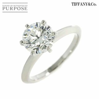 ティファニー(Tiffany & Co.)のティファニー TIFFANY&CO. ソリティア ダイヤ 2.03ct I/VS1/3EX 11.5号 リング Pt プラチナ 指輪 【鑑定書付き】 VLP 90217999(リング(指輪))