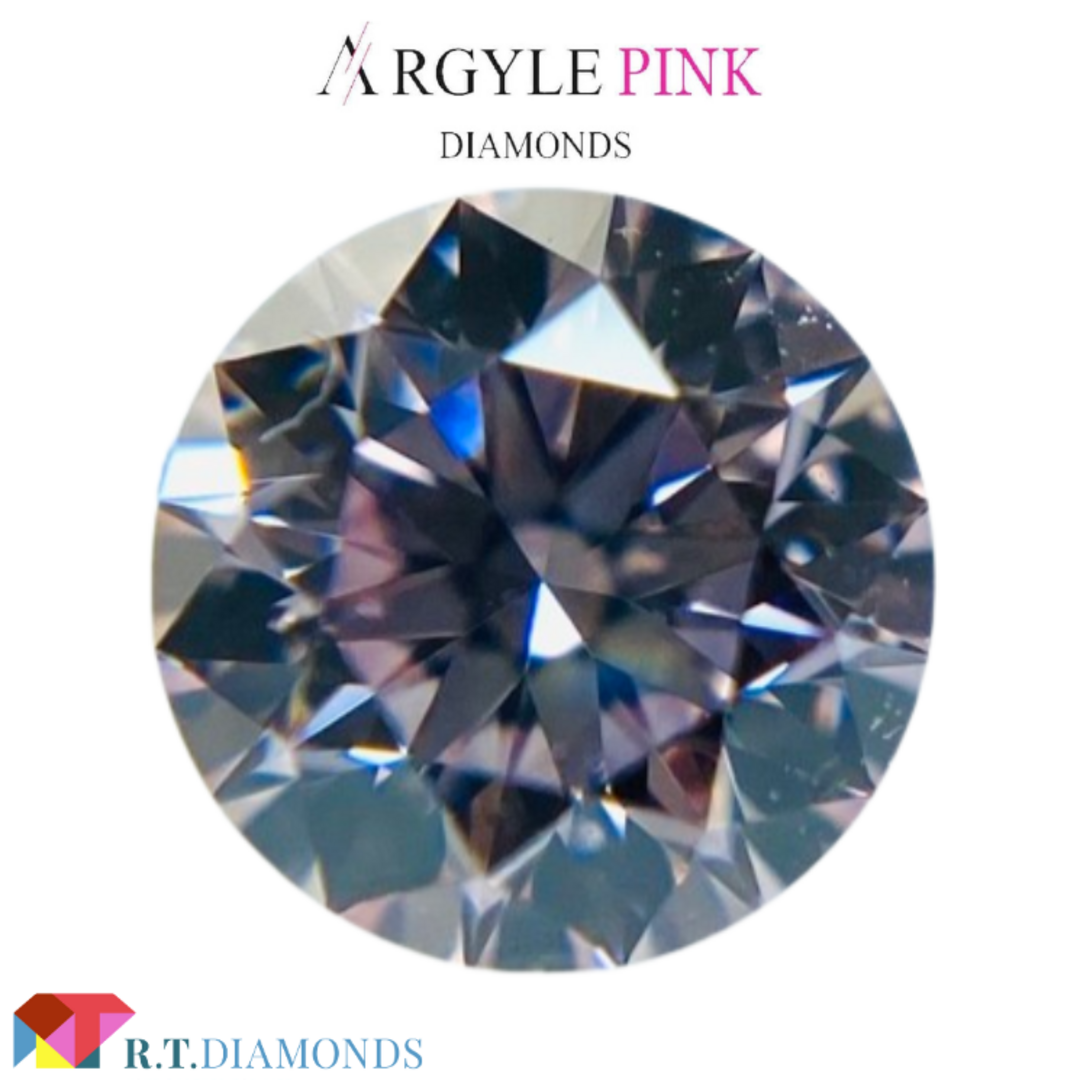 ARGYLE FANCY PINK 0.257ct RD/RT2479/CGL レディースのアクセサリー(その他)の商品写真