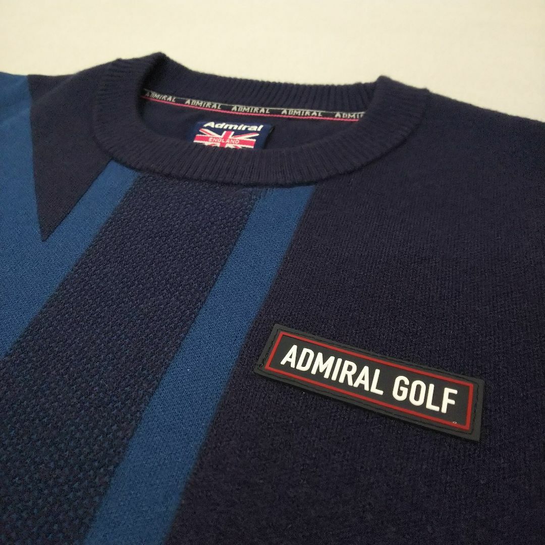 Admiral(アドミラル)の【美品】アドミラル-Admiral GOLF- ユニオンジャック セーター スポーツ/アウトドアのゴルフ(ウエア)の商品写真