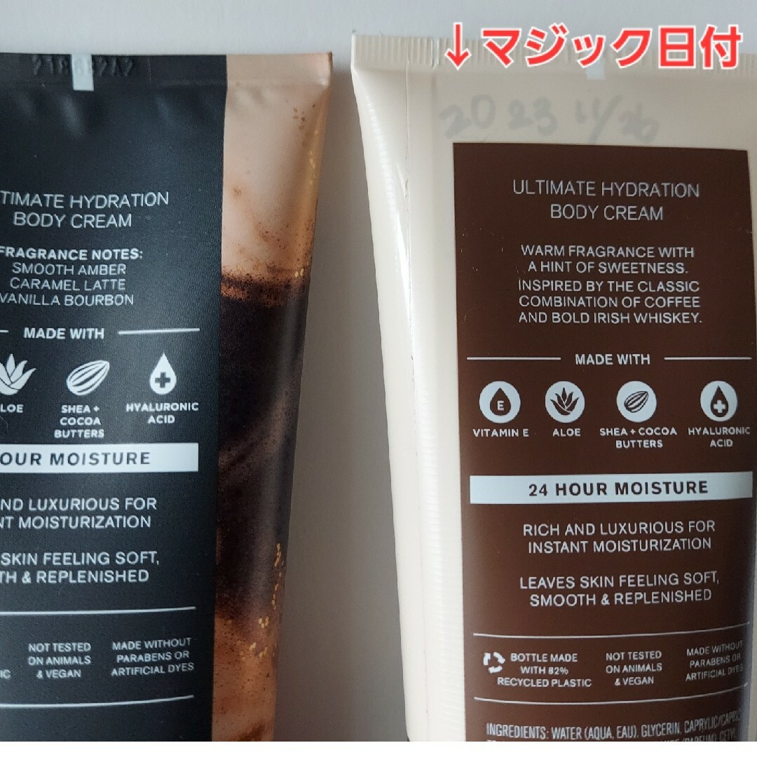 Bath & Body Works(バスアンドボディーワークス)のBath&Bodyworks cream2本セット コスメ/美容のボディケア(ボディクリーム)の商品写真