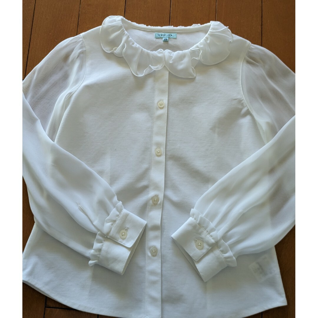 TOCCA(トッカ)の美品。TOCCA ブラウス　120 キッズ/ベビー/マタニティのキッズ服女の子用(90cm~)(ブラウス)の商品写真