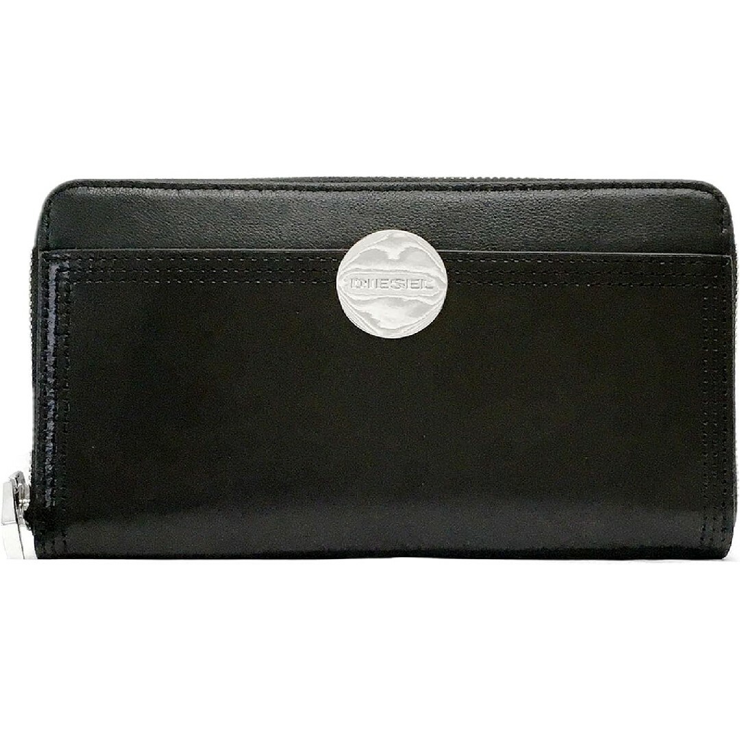 DIESEL(ディーゼル)のDIESEL ディーゼル 長財布 ブラック レディースのファッション小物(財布)の商品写真