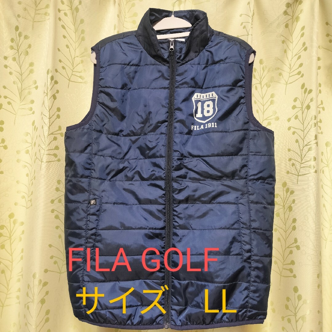 FILA(フィラ)のFILA GOLF フィラゴルフ　メンズ　ベスト　サイズ LL スポーツ/アウトドアのゴルフ(ウエア)の商品写真